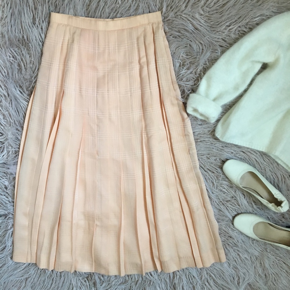 @Drycleaner//Burberry VTG checked plaid maxi skirt - Picture 1 of 8